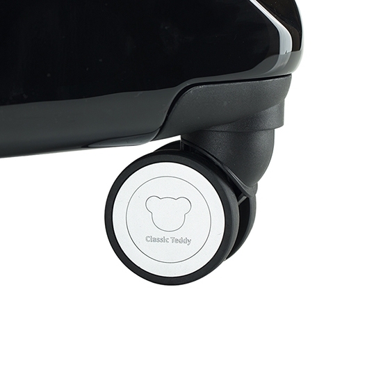 classic teddy/精典泰迪商务拉杆箱行李箱20寸旅行箱 td-6016 黑色